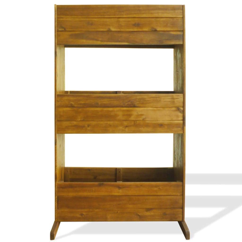 3 - Tier Garden Planter Solid Acacia Wood - Simple deals