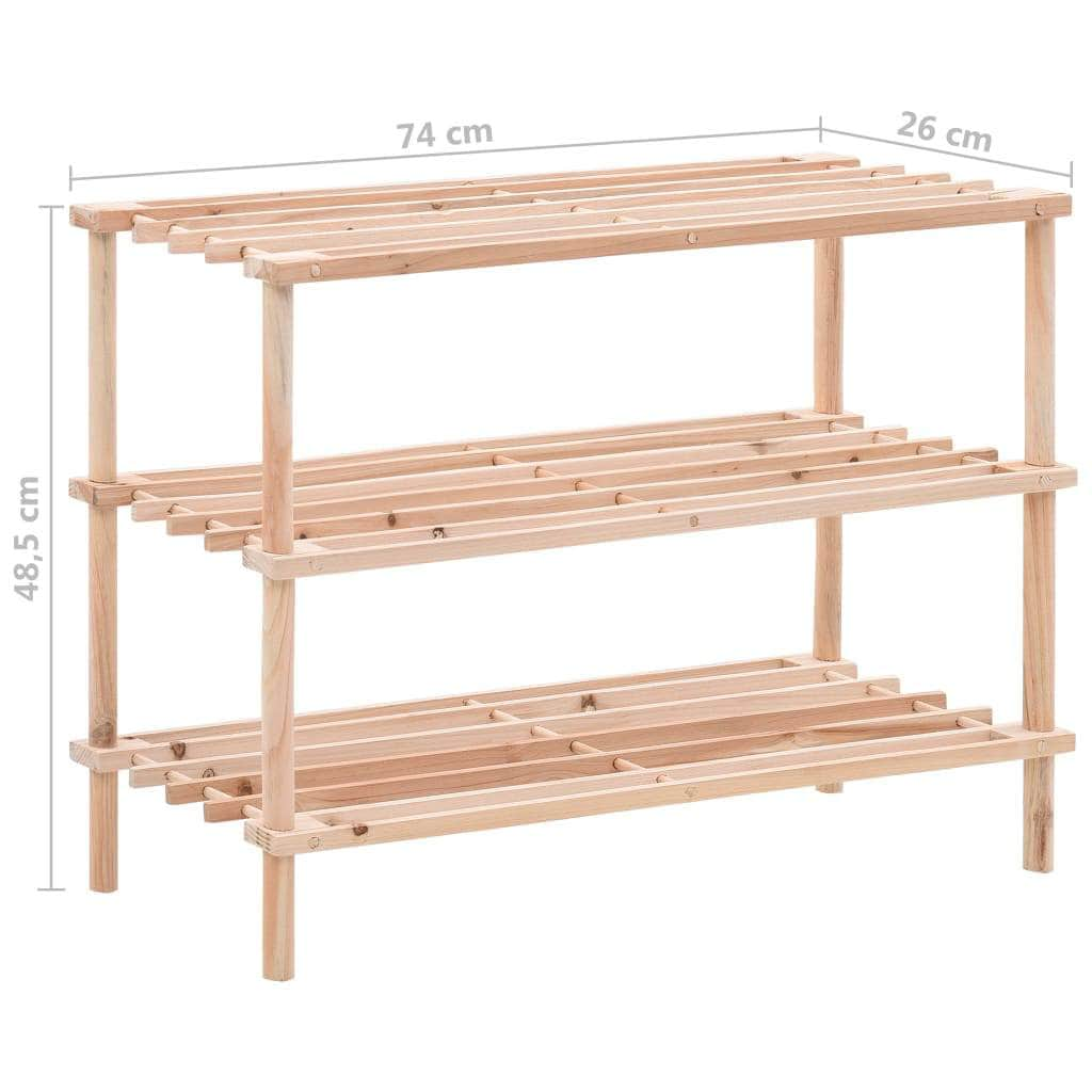 3-Tier Shoe Rack