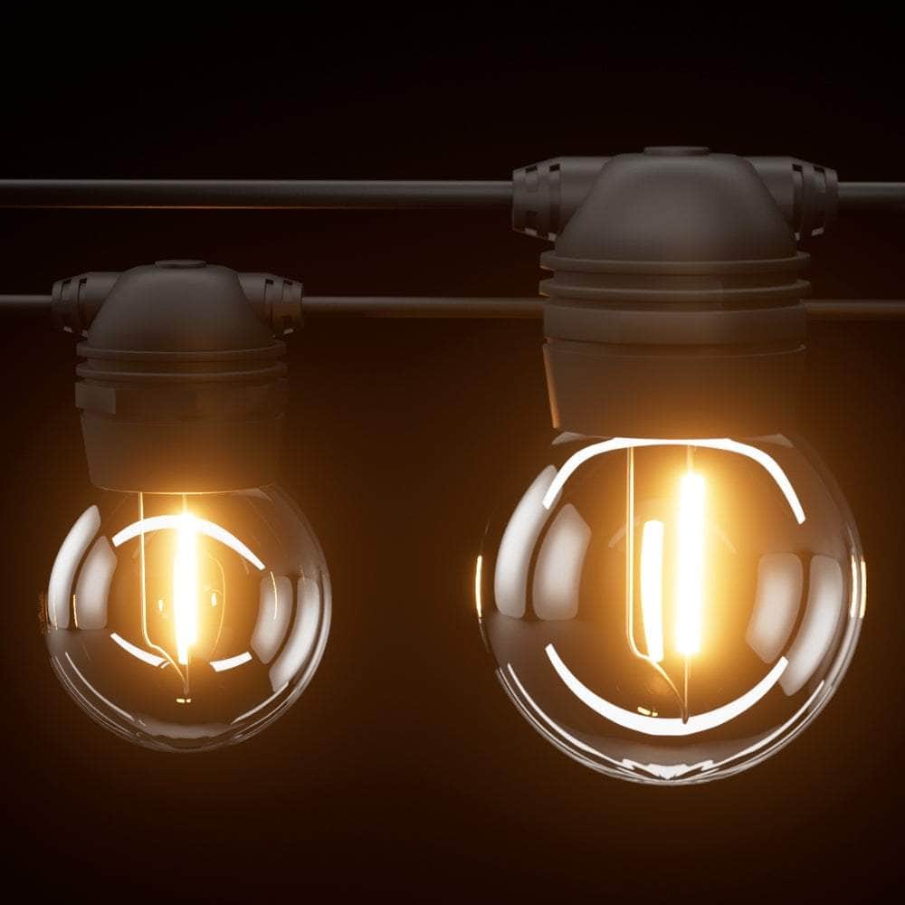 30 LED Solar Festoon Lights for Outdoor Christmas Delight