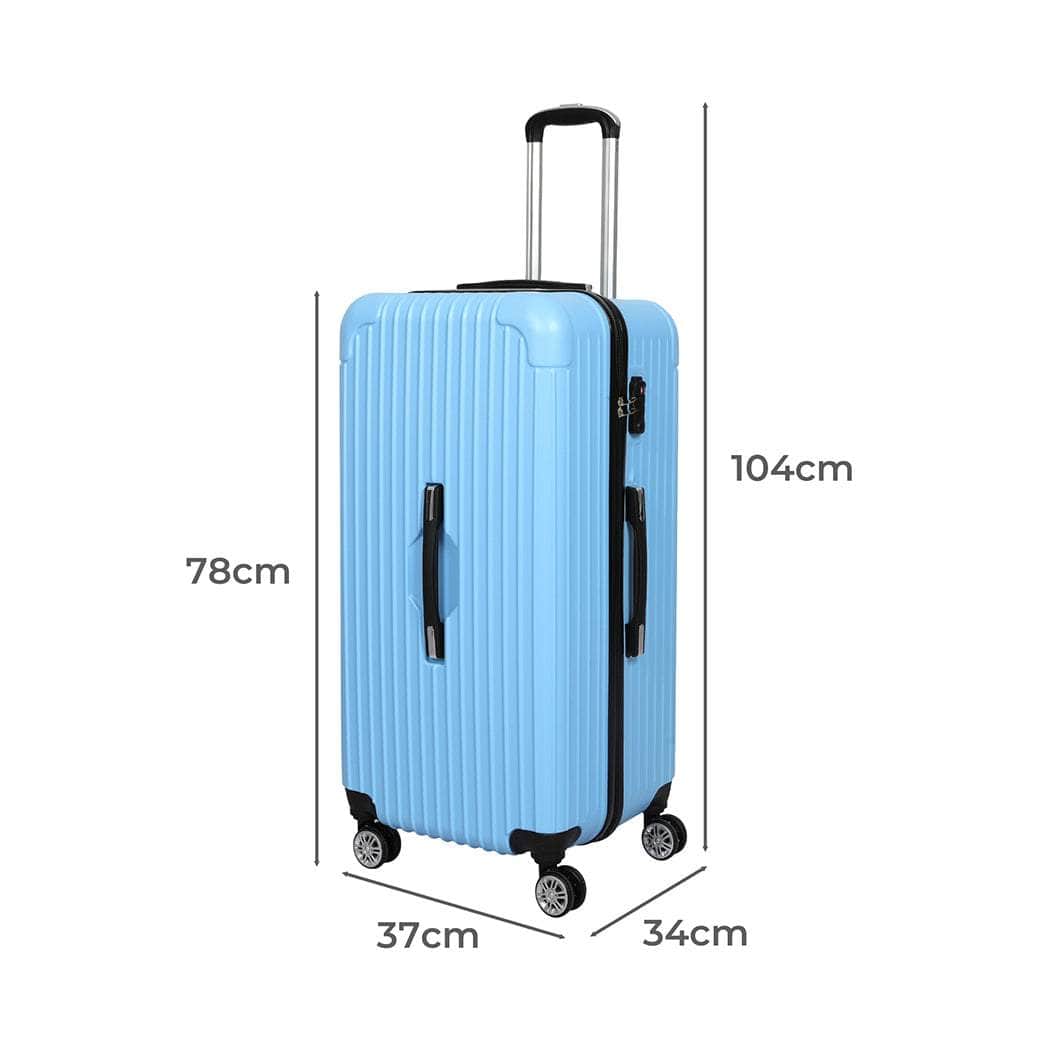 30" Trunk Luggage Travel Blue