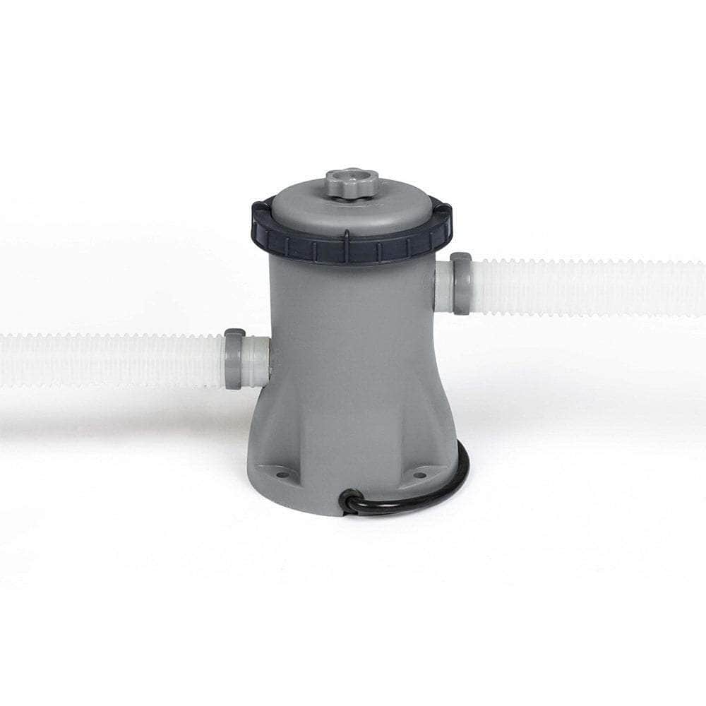 305X66Cm Above Ground Round Inflatable Pool W/ Filter Pump 3200L