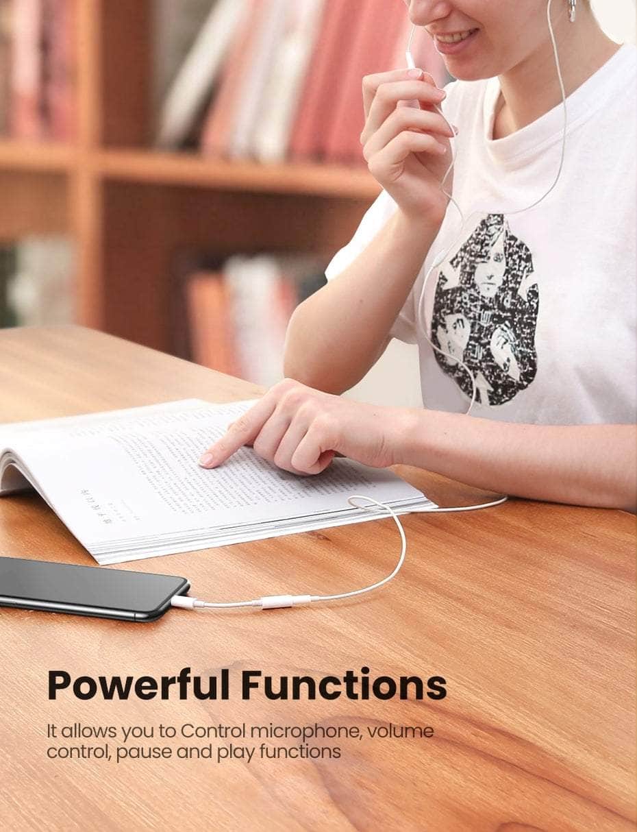 30759 Iphone 8-Pin To 3.5Mm Headphone Adapter