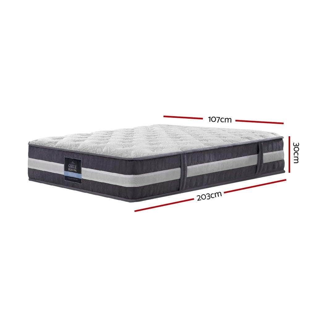 30cm Mattress Pocket Spring King Single
