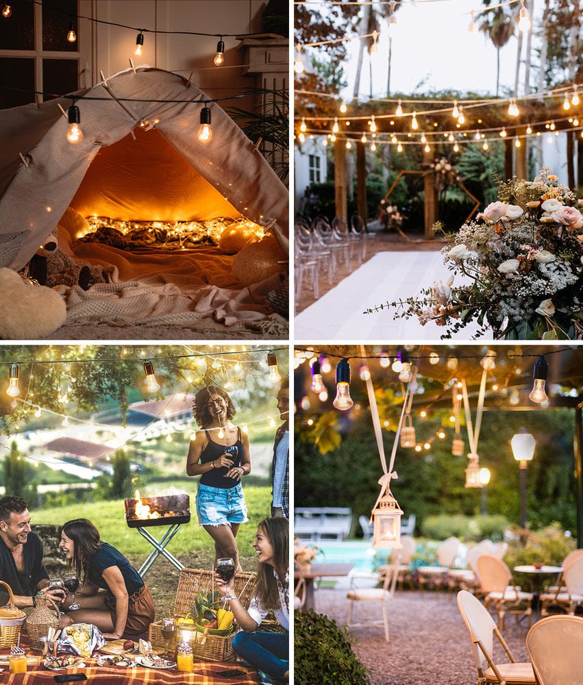 20M/30M Solar LED Festoon String Lights Christmas Waterproof | Festoon Light - photo 21