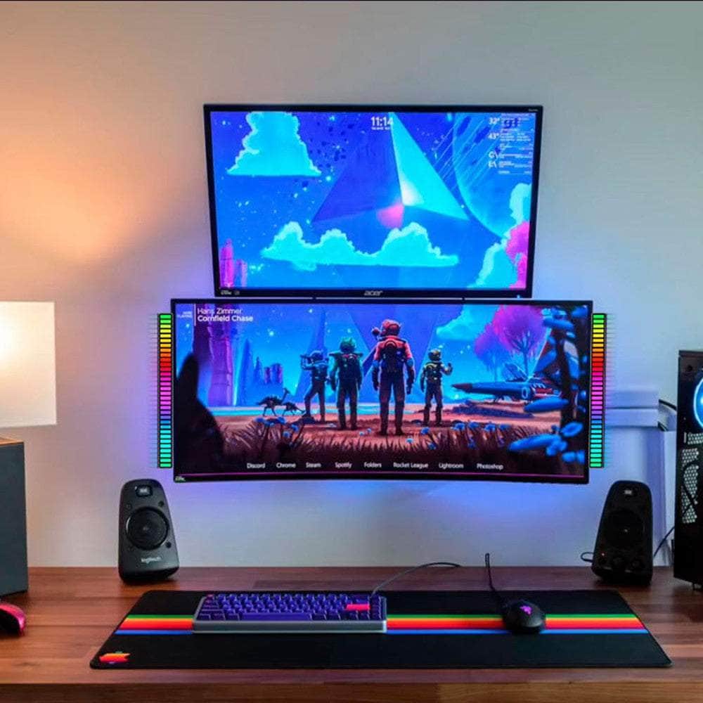 32Led Rgb Rhythm Bar Voice Sound Activated Strip Tube Light