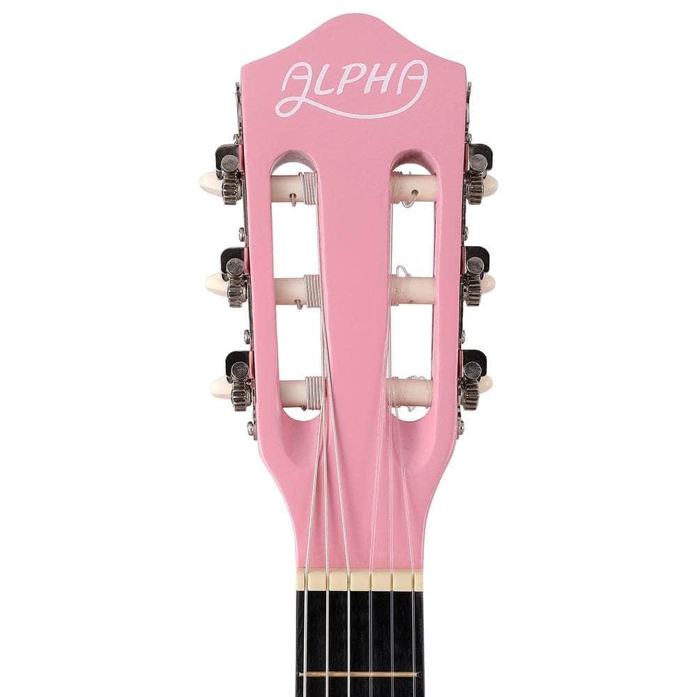 34 Inch Classical Guitar Wooden Body Nylon String Beginner Kids Gift Pink | Wooden finish