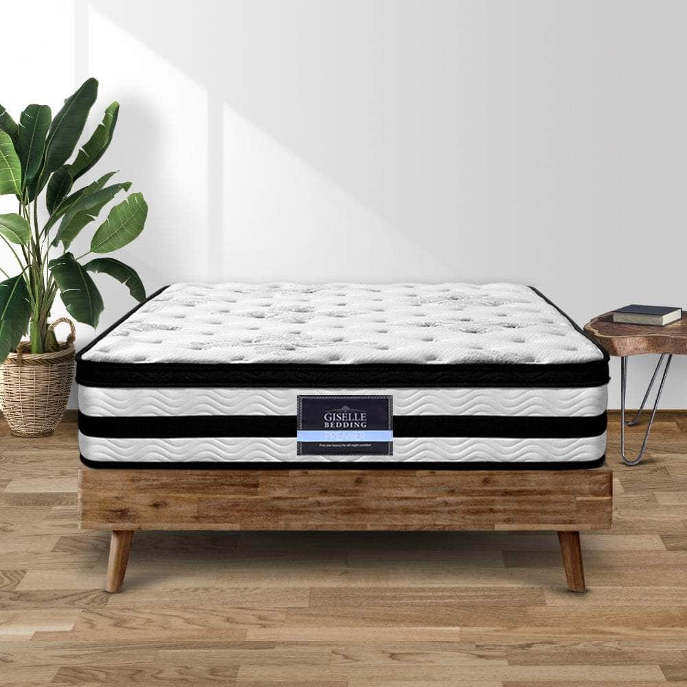 34cm Mattress Euro Top Pocket Spring Single
