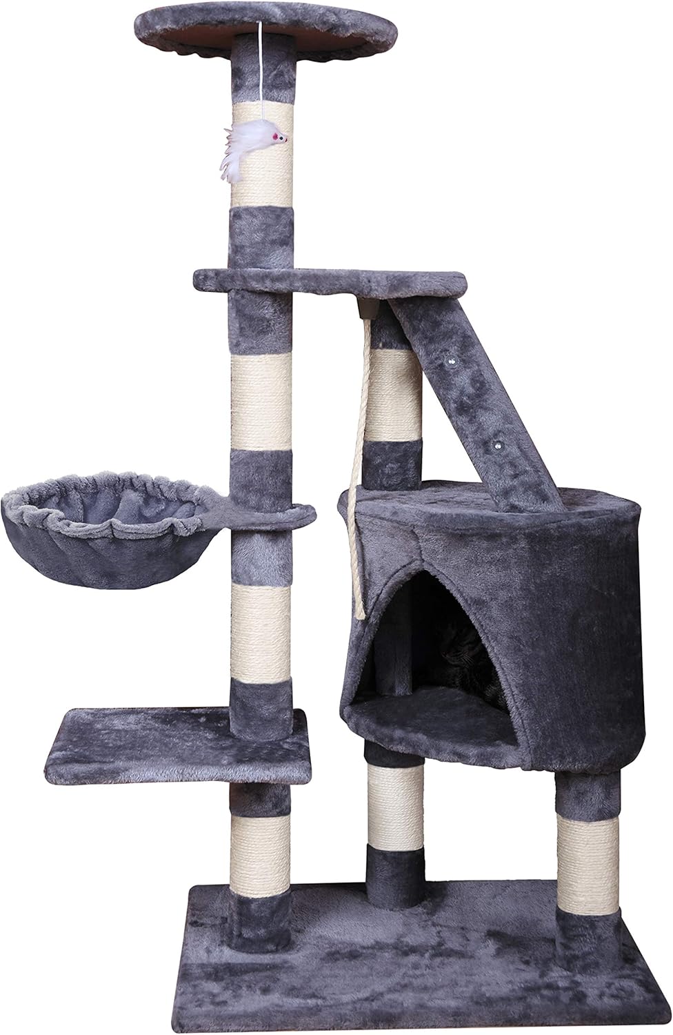 Cat Tree 120cm Multi Level 40x120x55cm
