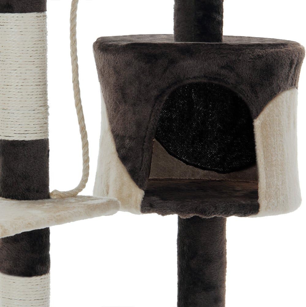 Cat Tree 140cm Plush Perch 40x140x40cm