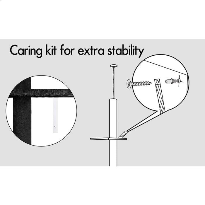 Cat Tree Tower Adjustable Height 43x230x27cm