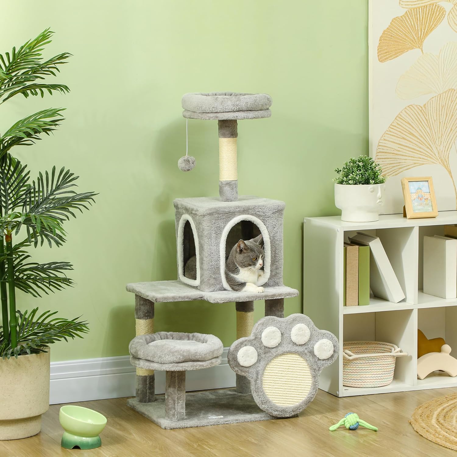 Cat Tree Tower Large Plush 48x110x40cm