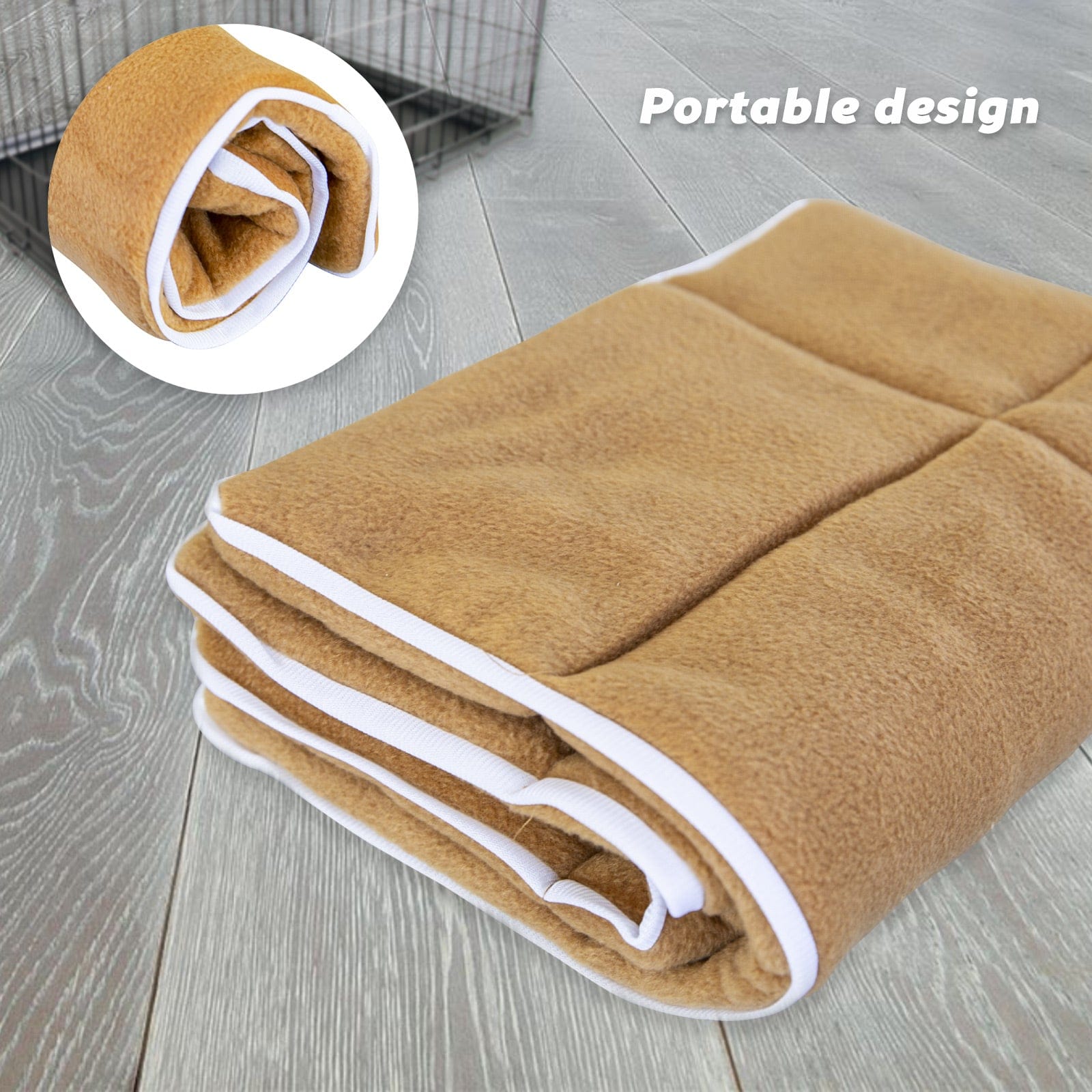 Pet Dog Cat Cushion Mat Pad 36in BEIGE, Dog Playpens & Gates