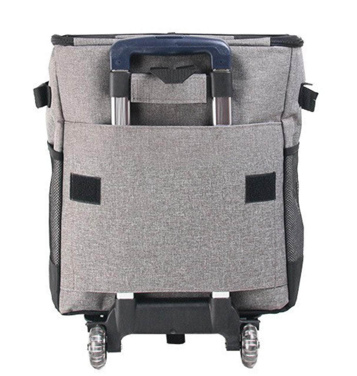36L Trolley Cooler Picnic Bag for 60 Cans - Grey Elegance
