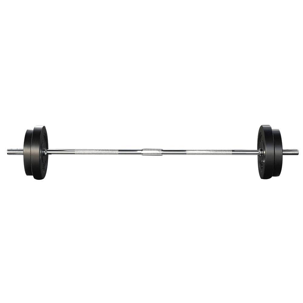 38Kg Barbell Set Weight Plates Bar Lifting Bench 168Cm