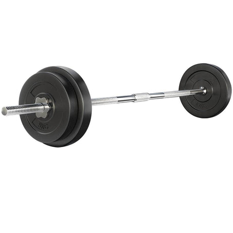 38Kg Barbell Set Weight Plates Bar Lifting Bench 168Cm