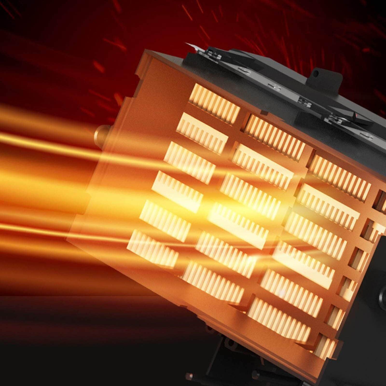 3D Flame Heater Office Desktop Heater Small Electric Heater for Home Quick