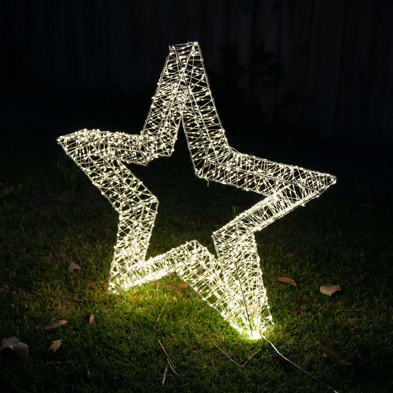 3d Frame Led Star Warm White For Christmas Decoration - 3DStar-M