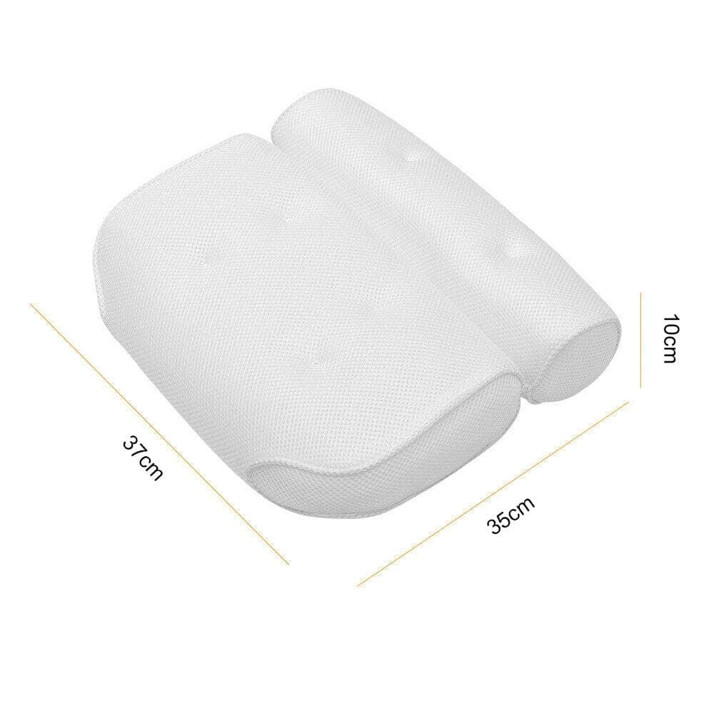 3D Spa Mesh Bath Pillow Neck and Back Support