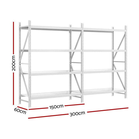 3Mx2M Garage Shelving Warehouse Rack
