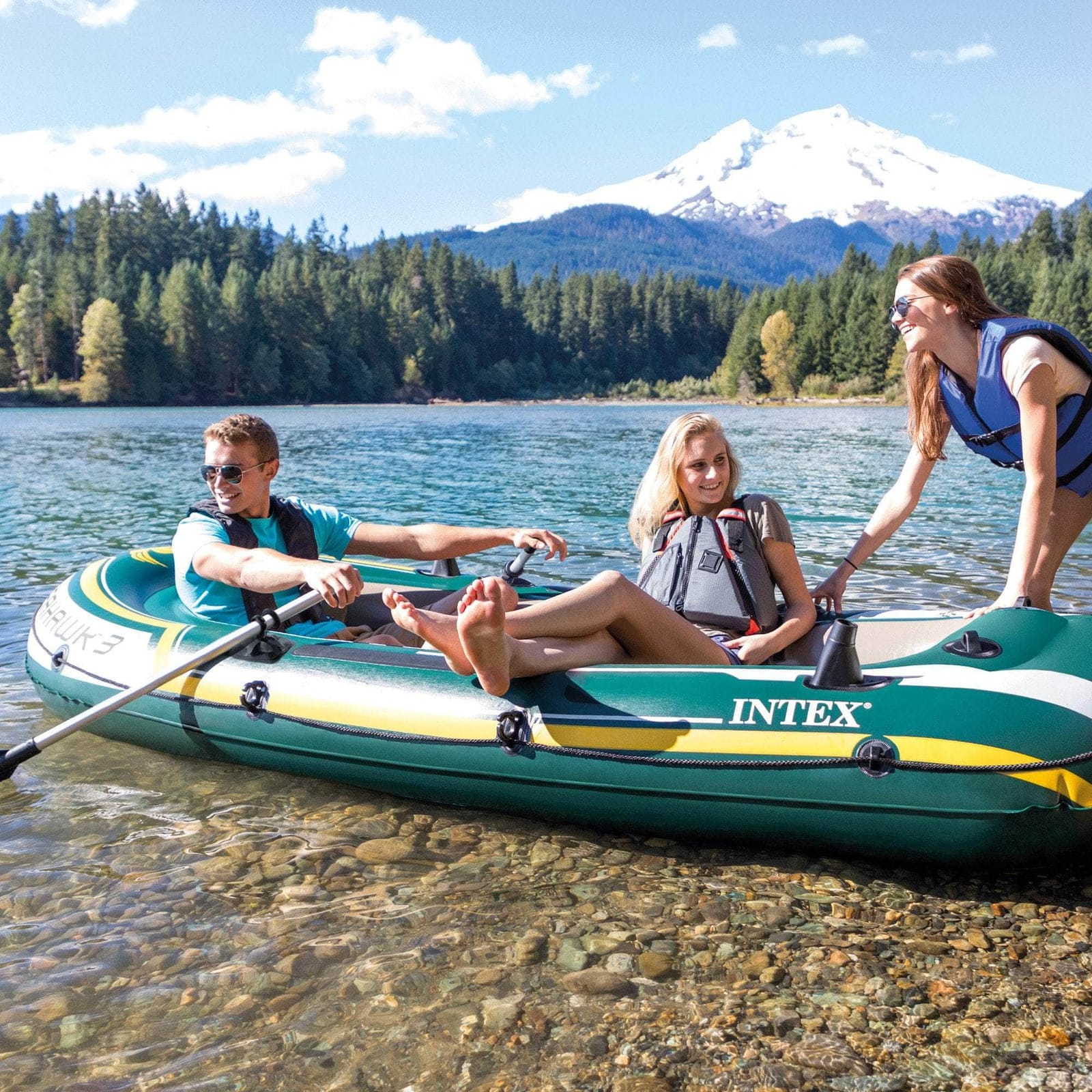 3 Inflatable Boat Set - 3-Person | outdoor living - photo 11