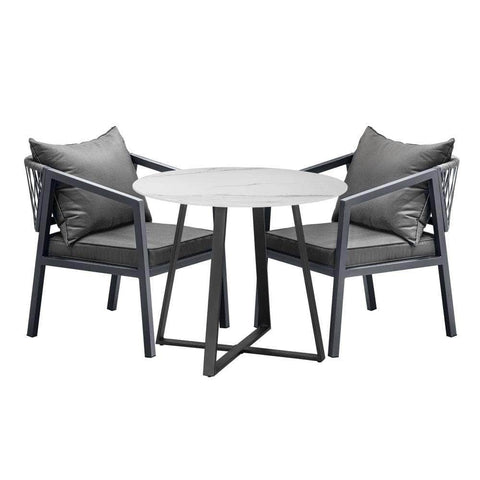 3PCS/5PCS Outdoor Dining Set Table&Lounge Chair