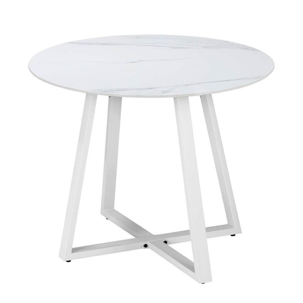 3PCS & 5PCS Outdoor Dining Set with Table & Solid Wood Chairs for Patio Use