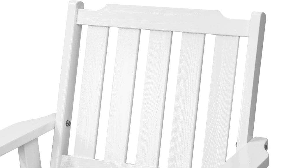 3PCS & 5PCS Outdoor Dining Set with Table & Solid Wood Chairs for Patio Use