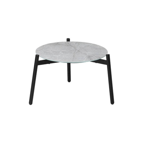 3PCS Outdoor Patio Lounge Set Grey 50cm Coffee Table