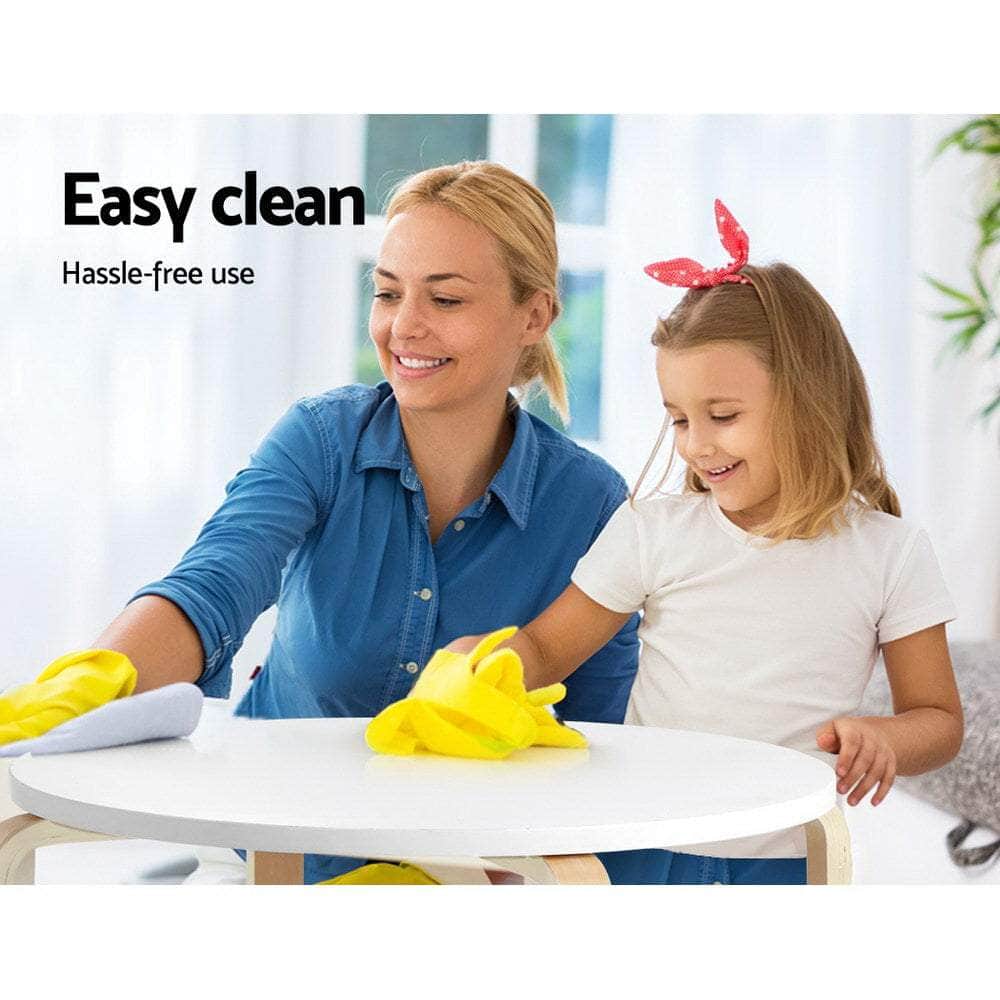 3PCS Set Kids Activity Table and Chairs Toy Play Desk Children Furniture