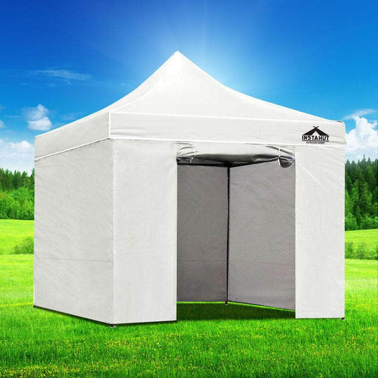 3X3 Pop Up Marquee Folding Tent - White | Canopies & Gazebos