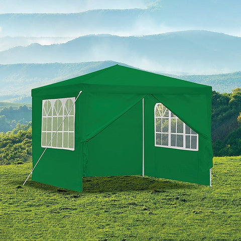 3x3m Gazebo Outdoor Marquee Tent Canopy Green