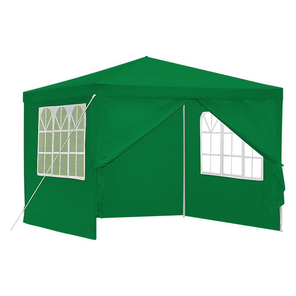 3x3m Gazebo Outdoor Marquee Tent Canopy Green
