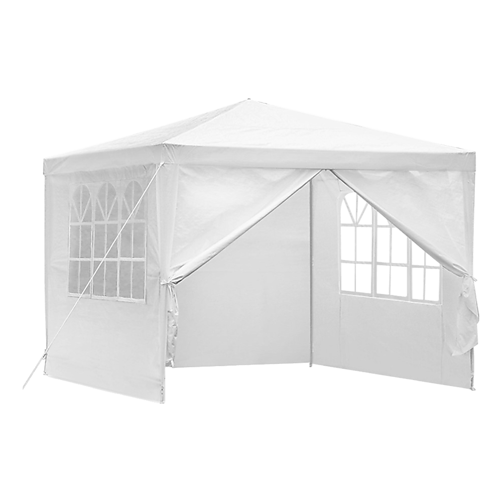 3x3m Gazebo Outdoor Marquee Tent Canopy White