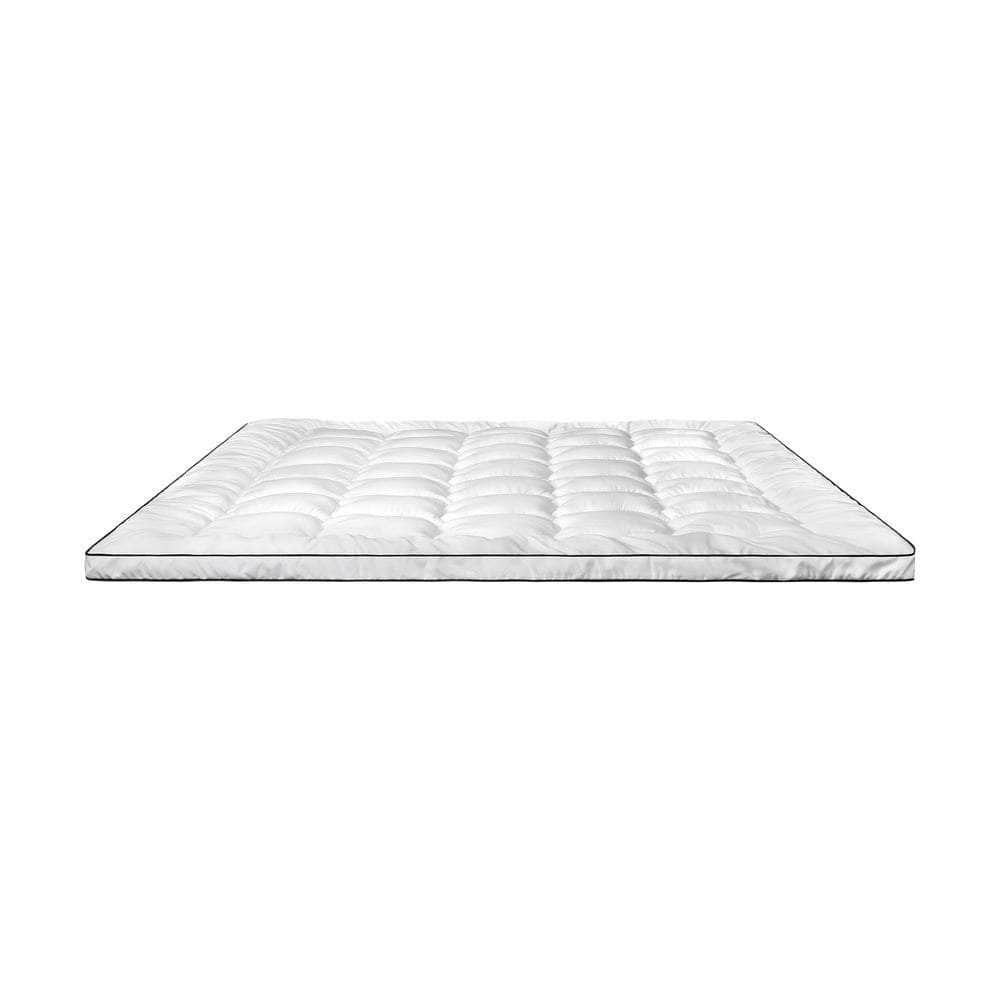 Pillow Top Mattress Topper - 4.5cm Single Mattress Topper Pillowtop Mattress Topper 700GSM Mattress Cover