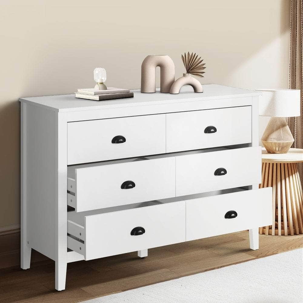 4/6 Chest of Drawers and Bedside Table Vintage Bedroom Set