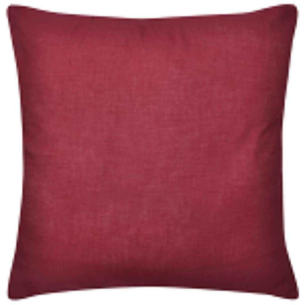 4 Cushion Covers Cotton( Burgundy )