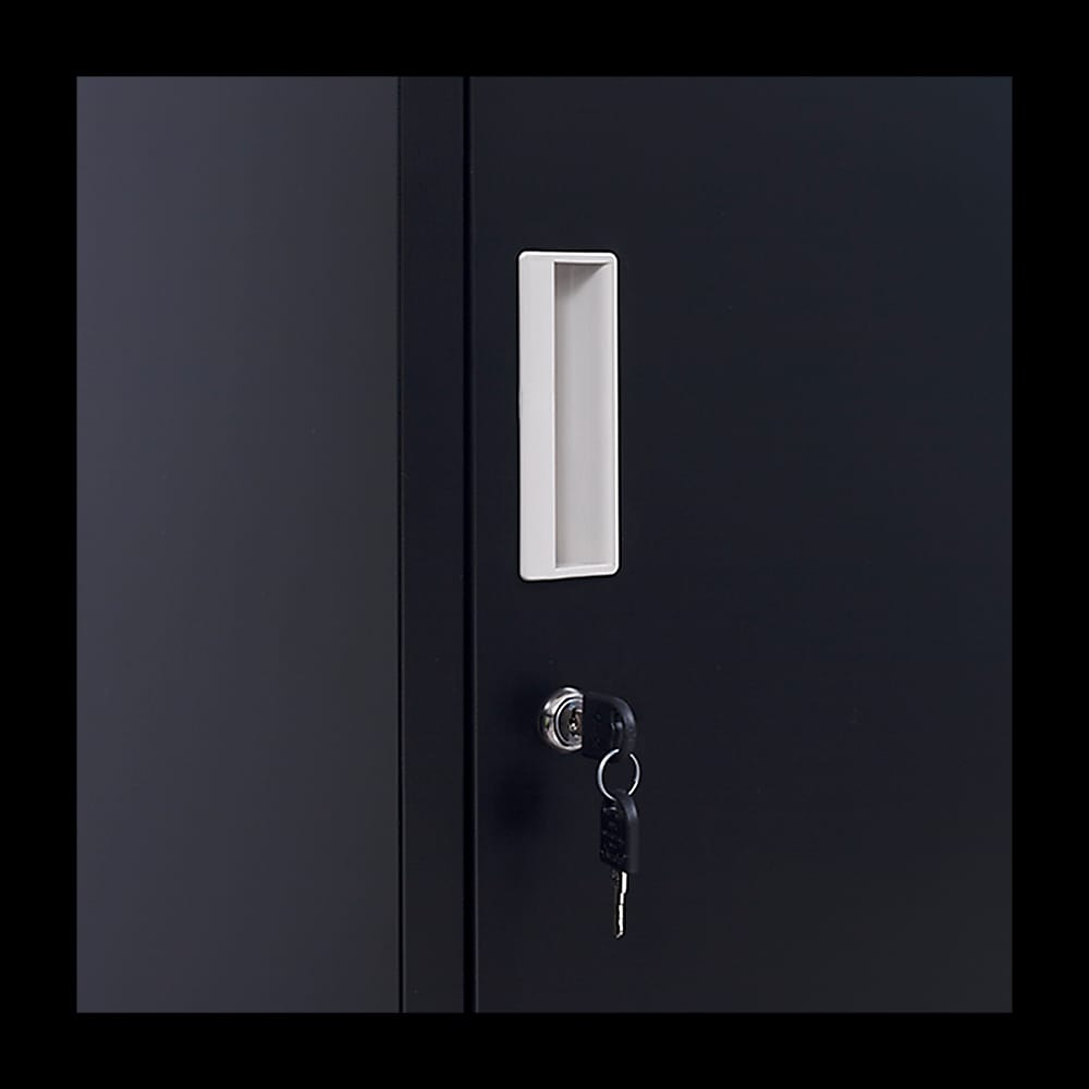 Quad-Compartment Vertical Locker Efficient Storage Solution, Door Office Gym Shed