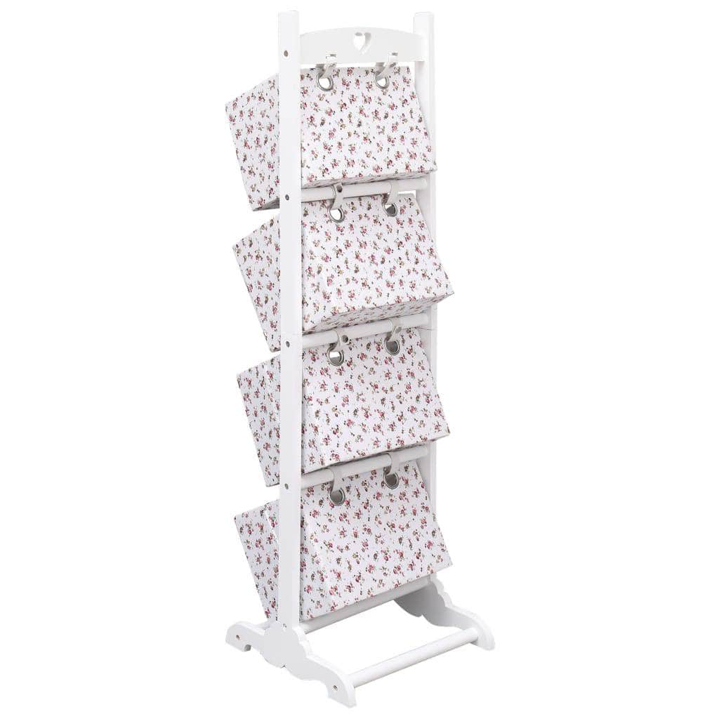 4-Layer Basket Rack Flower
