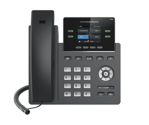 4 Line Ip Phone: Hd Audio, Colour Screen, Powerable Via Poe