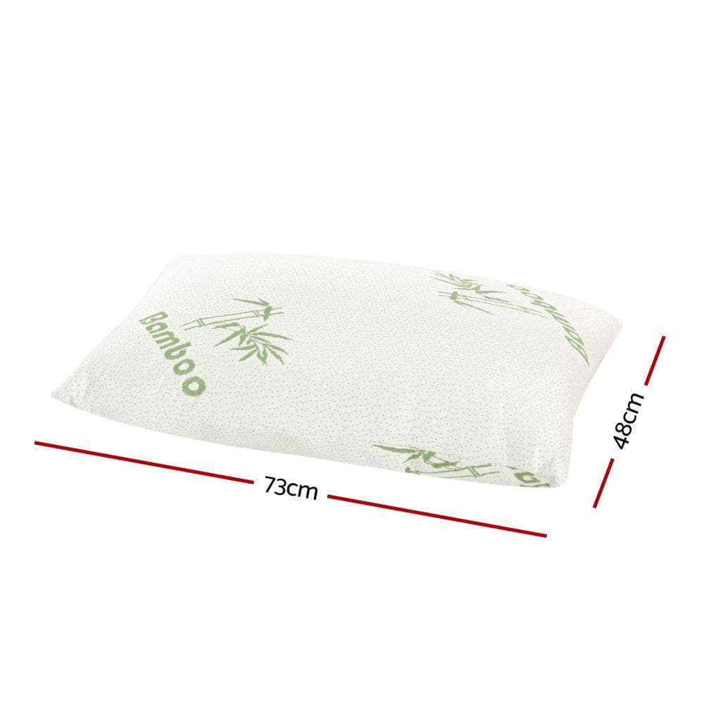 4 Pack Bamboo Pillow Family Hotel