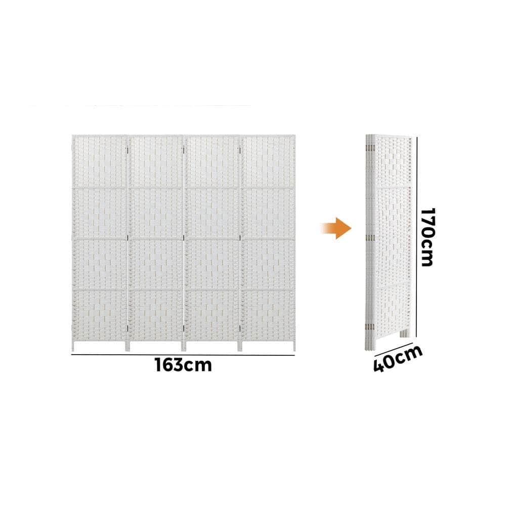 4 Panel Room Divider Privacy Screen