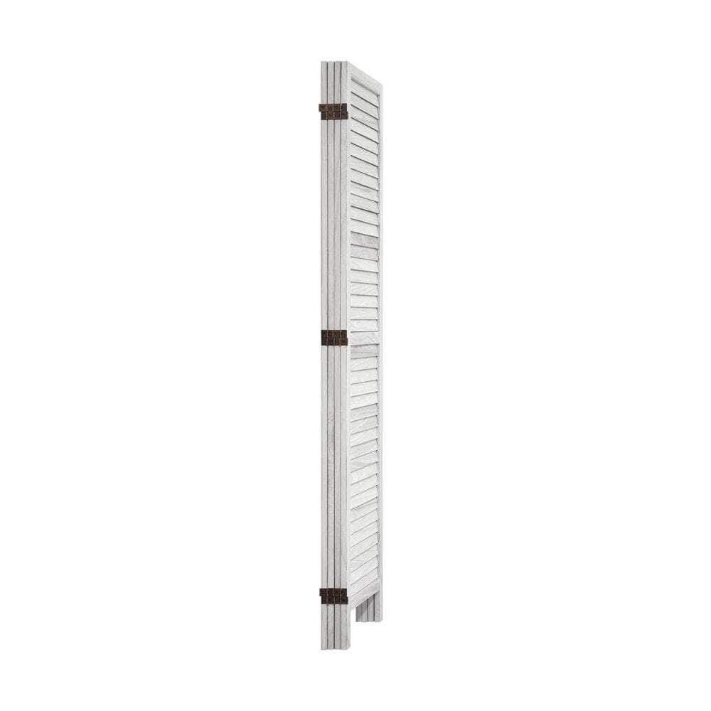 4 Panel Room Divider Timber Wooden Natural