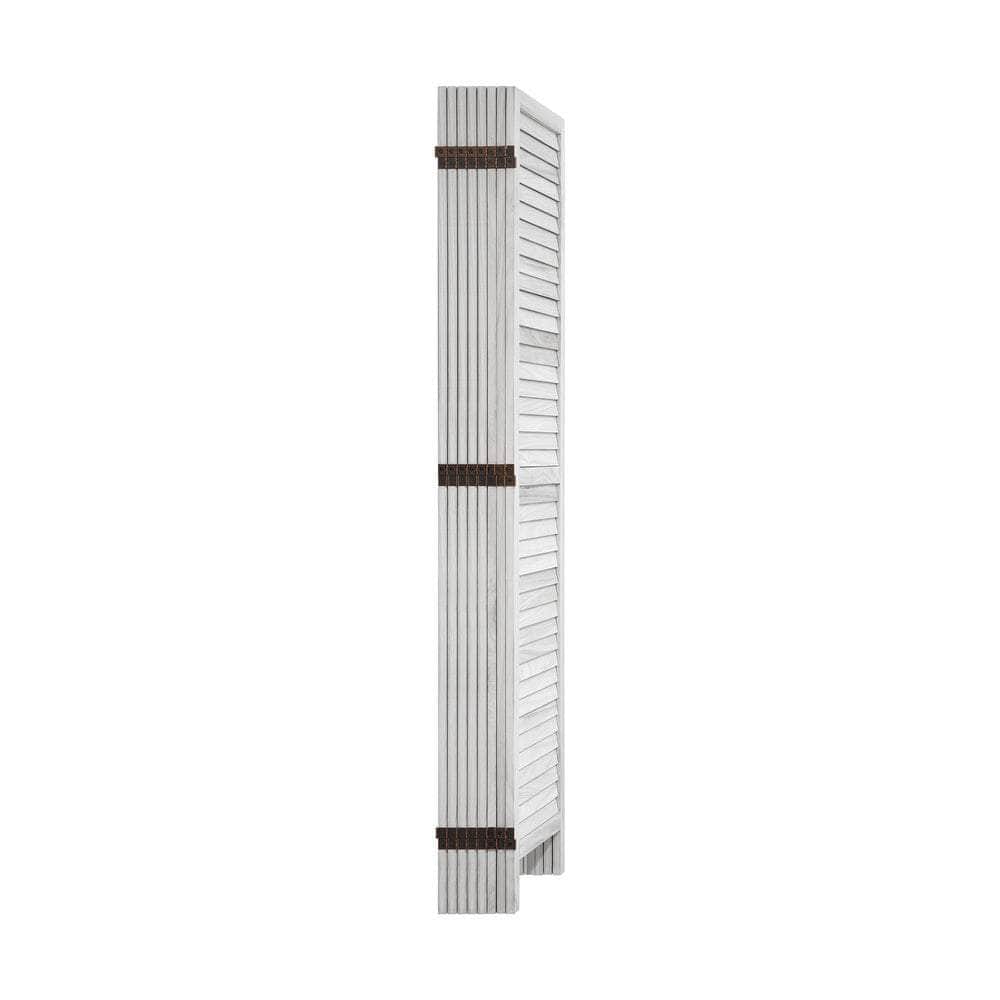 4 Panel Room Divider Timber Wooden Natural
