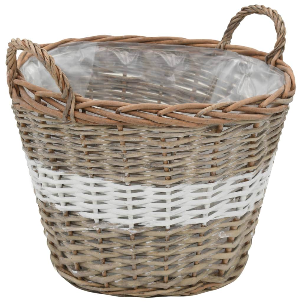 4 pcs Wicker Raised Bed