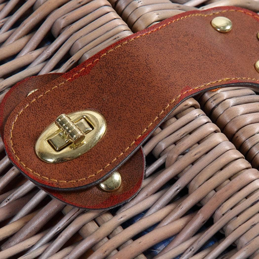 4 Person Picnic Basket Baskets Set Outdoor