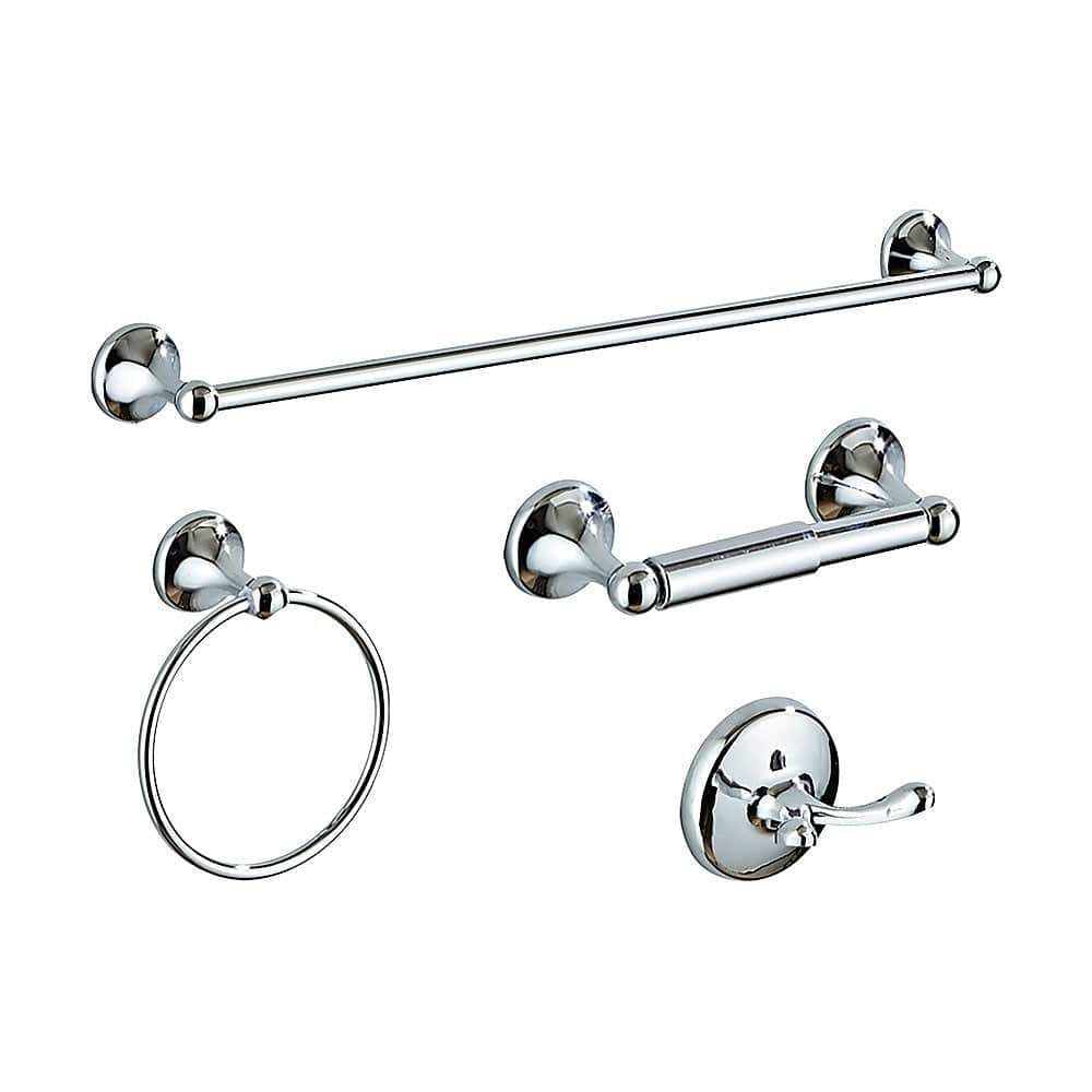 4 Piece Towel Bar Set Bath Accessories Bathroom Hardware