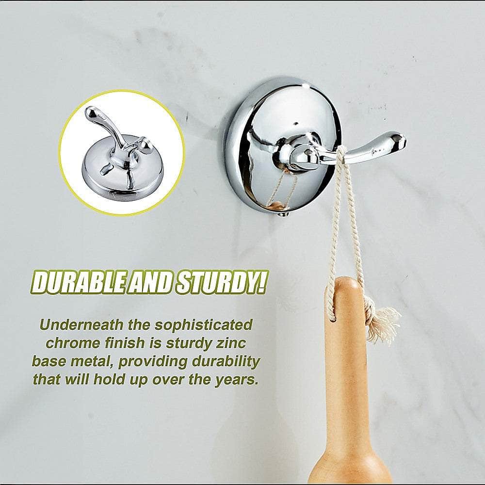 4 Piece Towel Bar Set Bath Accessories Bathroom Hardware - Brushed Nickel