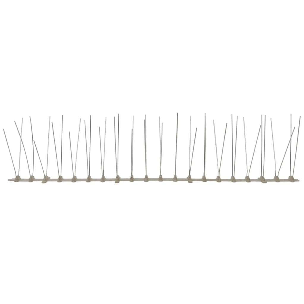 4-row Plastic Bird & Pigeon Spikes Set of 6 3 m