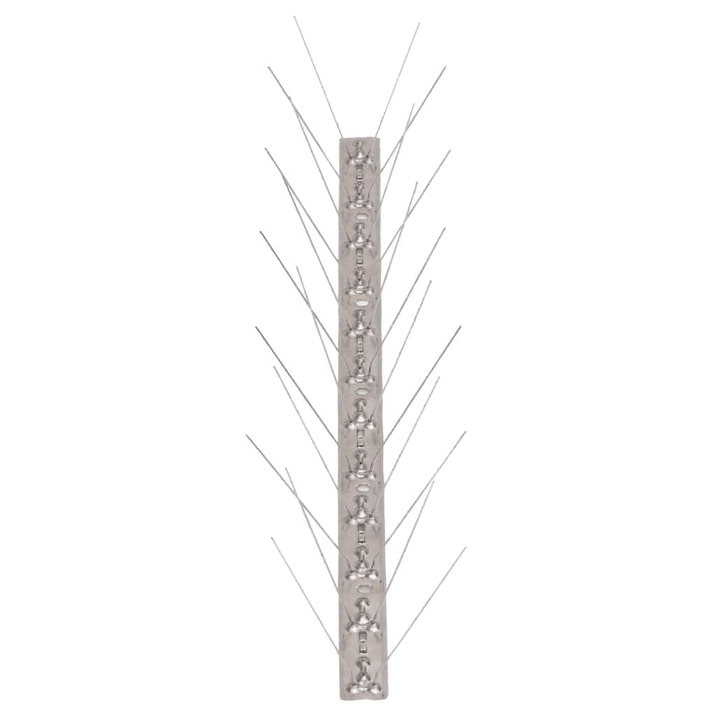 4-row Stainless Steel Bird & Pigeon Spikes Set of 6 3 m