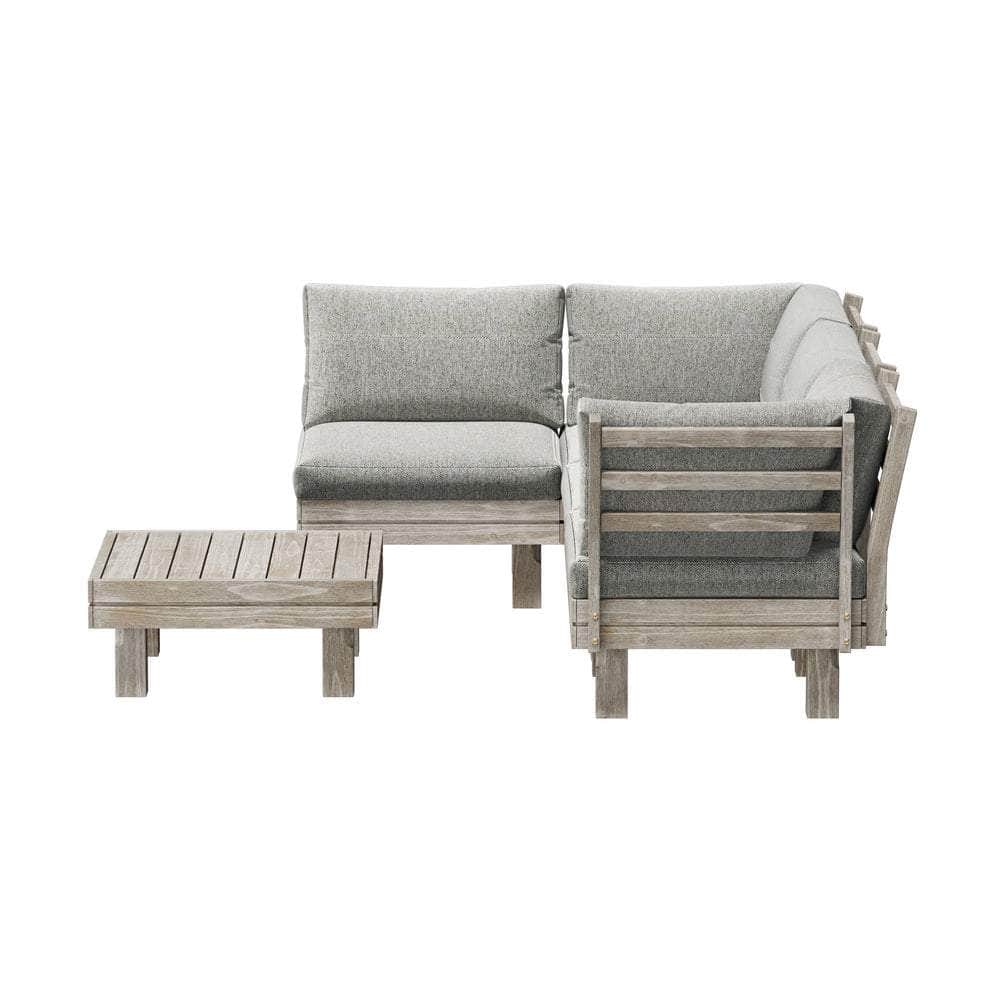 4 Seater Outdoor Furniture Sofa Set Lounge Setting Garden